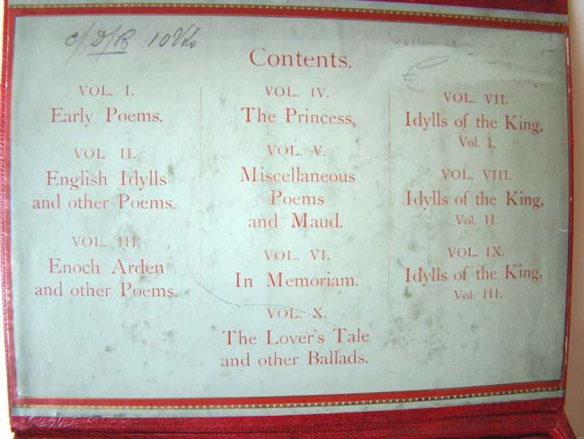 The Complete Works (10 vols) of TENNYSON published by Macmillan & co., 1886 — image 3